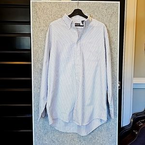 Men's Tall 17.5/36 Lands End Dress Shirt